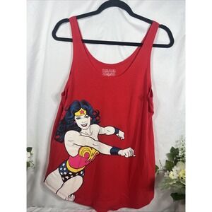 Wonder Woman Red Tank Medium‎
